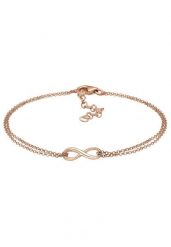 Elli Damski symbol nieskończoności w srebrze próby 925 Sterling Silver Bransoletki 1 ct. Szare bransoletki Elli, srebrne. Za 208.99 zł.