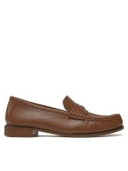 Max Mara Mokasyny Mmloafer 24245262316 Brązowy. Brązowe mokasyny Max Mara, bez wzorów, ze skóry. Za 1,239.00 zł.