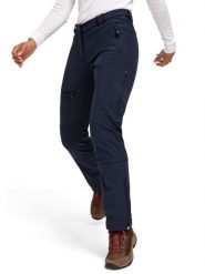 Maier Sports Zimowe spodnie softshellowe "Adakit" w kolorze granatowym rozmiar: 38. Niebieskie spodnie dresowe Maier Sports, bez wzorów. Za 366.28 zł.