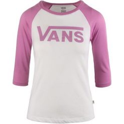 Vans T-Shirt Damski Flying V Raglan Biały/Fioletowy M. T-shirty sportowe marki Vans. W wyprzedaży za 95.00 zł.