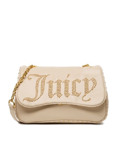 Juicy Couture Torebka EO-BEJXT8798WVP Beżowy. Brązowe torebki klasyczne Juicy Couture, bez wzorów, z materiału, bez dodatków. Za 219.99 zł.
