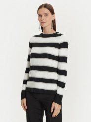 Olsen Sweter 11004501 Czarny Regular Fit. Czarne swetry Olsen, bez wzorów, z syntetyku, bez ramiączek. Za 249.99 zł.