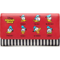 Portfel donald duck - Czerwony. Paski marki Cropp. W wyprzedaży za 24.99 zł.