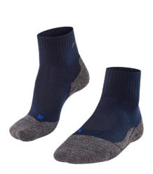 Skarpetki damskie Falke TK2 Short Cool. Niebieskie skarpetki Falke, bez wzorów, z elastanu. Za 296.99 zł.