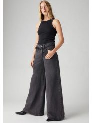 Levi's Dżinsy - Comfort fit - w kolorze antracytowym rozmiar: W26/L30. Czarne jeansy Levi's, l, z aplikacjami, z bawełny, klasyczne, z podwyższonym stanem. Za 236.05 zł.