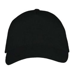 Czapka Z Daszkiem Z 5 Panelami Long Beach. Czarne czapki z daszkiem SOL'S, bez wzorów. Za 29.99 zł.