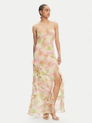 BARDOT Sukienka wieczorowa 59419DB1 Kolorowy Regular Fit. Sukienki Bardot, bez wzorów, z syntetyku, wizytowe, bez kołnierzyka, bez ramiączek. Za 549.99 zł.