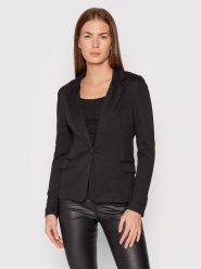 Vero Moda Marynarka Julia 10154123 Czarny Regular Fit. Czarne marynarki i żakiety Vero Moda, bez wzorów, z bawełny, bez ramiączek. Za 139.99 zł.