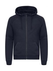 Clique Miami PRO Bluza z kapturem i zamkiem z bawełny recyklingowanej – Dark. Niebieskie bluzy z kapturem CLIQUE, xl, bez wzorów, z bawełny, z kapturem. Za 216.90 zł.