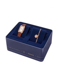 Fossil Zegarek ES5377SET Brązowy. Brązowe, analogowe zegarki Fossil. Za 939.99 zł.