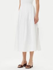 Herskind Spódnica trapezowa Herdis 5559202 Biały Regular Fit. Białe spódnice Herskind, bez wzorów, z bawełny, trapezowe. Za 509.99 zł.