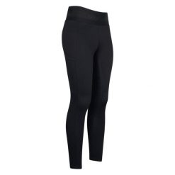 Damskie legginsy jeździeckie z pełną przyczepnością Euro-Star Ares. Czarne legginsy EURO-STAR, bez wzorów, retro. Za 526.00 zł.