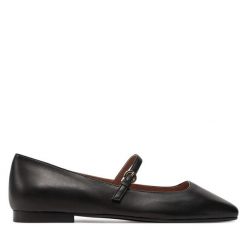 Baleriny Pollini. Czarne baleriny Pollini, bez wzorów, bez obcasa, bez zapięcia. Za 1,199.00 zł.