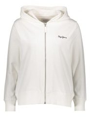 Pepe Jeans Bluza w kolorze białym rozmiar: M. Białe bluzy Pepe Jeans, m, bez wzorów, z jeansu, bez ramiączek, bez kaptura. Za 188.85 zł.