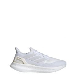 Buty Pureboost 5 Running. Białe buty do biegania adidas, bez wzorów, z materiału, bez zapięcia, do biegania. Za 599.00 zł.