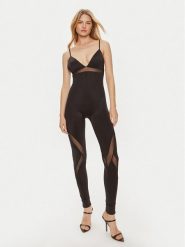 Gestuz Kombinezon 10908429 Czarny Slim Fit. Czarne sukienki Gestuz, xs, bez wzorów, z syntetyku, bez kołnierzyka, bez ramiączek. Za 459.99 zł.