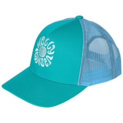 Czapka Trucker Helly Hansen. Zielone czapki z daszkiem Helly Hansen, bez wzorów. Za 259.50 zł.