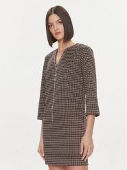 Liu Jo Sukienka codzienna MF3413 J4050 Czarny Regular Fit. Czarne sukienki Liu Jo, na co dzień, bez wzorów, z syntetyku, bez kołnierzyka, bez ramiączek, proste. Za 379.99 zł.