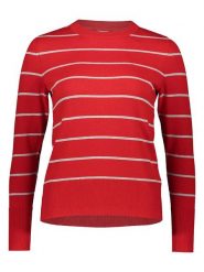 ESPRIT Sweter w kolorze czerwonym rozmiar: XL. Czerwone swetry Esprit, xl, bez wzorów, z bawełny, bez ramiączek. Za 110.04 zł.