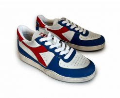 Buty do chodzenia damskie Diadora Mi Basket Low Vintage. Białe buty treningowe Diadora, bez wzorów, z gumy, bez zapięcia, trekkingowe. Za 517.00 zł.