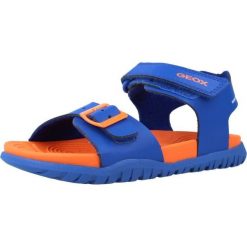 Sandały GEOX J SANDAL FUSBETTO BO Pomarańczowy. Brązowe sandały Geox, bez wzorów, bez obcasa, bez zapięcia. Za 136.99 zł.