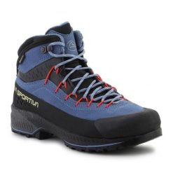 Buty La Sportiva TX4 Evo Mid Gtx 37G644322 GORE-TEX niebieskie. Niebieskie buty trekkingowe z gore-texu, bez zapięcia. Za 1,396.44 zł.