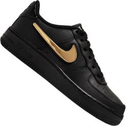 Czarne Buty Nike Air Force 1 LV8 3 Jr AR7446-001. Czarne buty treningowe Nike, na jesień, bez wzorów, z gumy, bez zapięcia, Nike Air Force. W wyprzedaży za 399.00 zł.