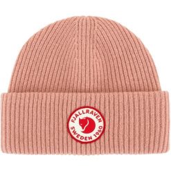 Czapka zimowa Fjallraven 1960 Logo Hat - dusty rose. Czerwone czapki zimowe Fjällräven, bez wzorów, z dzianiny, eleganckie. Za 330.70 zł.