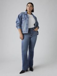 Levi's Dżinsy "726" - Flared fit - w kolorze niebieskim rozmiar: W30/L30. Niebieskie jeansy Levi's, l, z aplikacjami, klasyczne, z podwyższonym stanem. Za 228.74 zł.