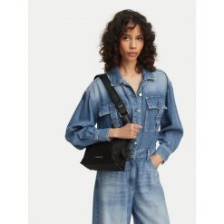 Torebka KARL LAGERFELD. Czarne listonoszki KARL LAGERFELD, bez wzorów, bez dodatków. Za 779.99 zł.