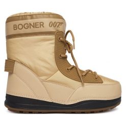 Śniegowce Bogner. Brązowe śniegowce Bogner, bez wzorów, bez zapięcia. Za 1,979.00 zł.