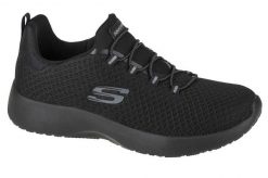 Skechers Dynamight, damskie buty treningowe. Czarne buty treningowe Skechers, bez wzorów, z materiału, bez zapięcia, na fitness i siłownię. Za 349.00 zł.
