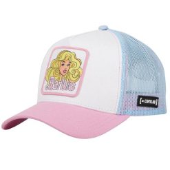 Czapka z daszkiem Capslab Barbie Snapback Trucker - CL/BA1/2/CT/BA17. Białe czapki z daszkiem CapsLab, bez wzorów, sportowe. Za 109.00 zł.