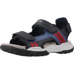 Sandały Geox Model J Borealis B Kolor Niebieski. Niebieskie sandały Geox, bez wzorów, z tkaniny, sportowe, bez obcasa, bez zapięcia. Za 229.99 zł.
