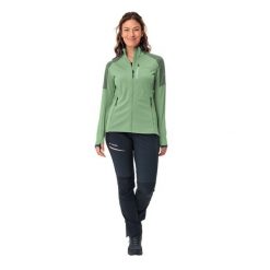 Bluza polarowa damska Vaude Elope Fleece Jacket II. Zielone bluzy z kapturem Vaude, na lato, s, bez wzorów, z materiału, bez kaptura, trekkingowe. Za 379.49 zł.