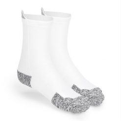 Skarpety do bieganie Under Armour Ad Run Cushion 1Pk Mid. Białe skarpetki Under Armour, bez wzorów. Za 56.99 zł.