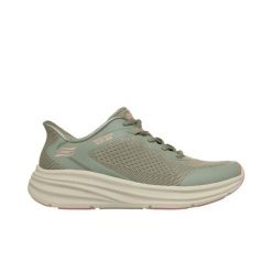 Buty do chodzenia damskie Skechers Bobs Skill Too Essential. Zielone buty treningowe Skechers, bez wzorów, z dzianiny, bez zapięcia, trekkingowe. Za 446.00 zł.
