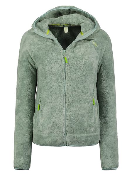 Geographical Norway Kurtka polarowa "Upalood" w kolorze miętowym rozmiar: M. Zielone kurtki Geographical Norway, m, bez wzorów, z polaru, bez kaptura. Za 122.09 zł.