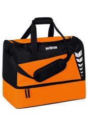 Torba sportowa z dolną przegrodą Erima Six Wings. Brązowe torby sportowe Erima, bez wzorów, z poliesteru, na ramię. Za 119.99 zł.
