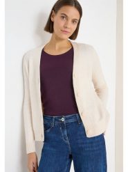 Cecil Kardigan w kolorze kremowym rozmiar: S. Brązowe swetry Cecil, s, bez wzorów, bez ramiączek. Za 187.96 zł.
