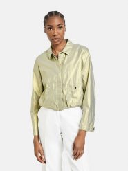 Gerry Weber Kurtka koszulowa w kolorze jasnozielonym rozmiar: 44. Zielone kurtki Gerry Weber, bez wzorów, bez kaptura. Za 244.80 zł.