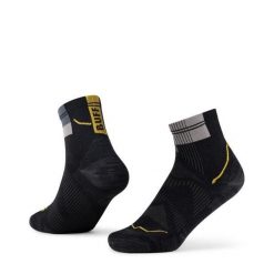 Skarpety biegowe Buff Coolnet Quarter Sock CQ - graphite 36-38. Czarne skarpetki Buff, bez wzorów. Za 98.99 zł.