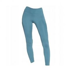 Spodnie sportowe damskie Nike Dri Fit One. Niebieskie spodnie dresowe Nike, bez wzorów, długie. Za 136.00 zł.