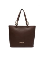 LOVE MOSCHINO Torebka JC4005PP1PLB0300 Brązowy. Brązowe shopper bag Love Moschino, bez wzorów, ze skóry, bez dodatków. Za 1,009.00 zł.