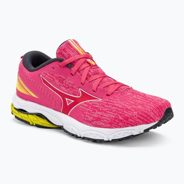 Buty do biegania damskie Mizuno Wave Prodigy 5. Białe buty do biegania Mizuno, bez wzorów, z gumy, bez zapięcia, do biegania, mizuno wave. Za 279.99 zł.
