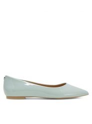 Nine West Baleriny WFA2622-1 Niebieski. Niebieskie baleriny Nine West, bez wzorów, ze skóry, bez obcasa, bez zapięcia. Za 119.99 zł.