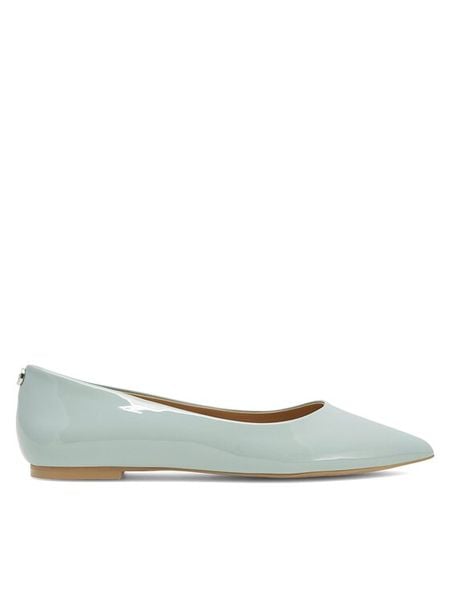 Nine West Baleriny WFA2622-1 Niebieski. Niebieskie baleriny Nine West, bez wzorów, ze skóry, bez obcasa, bez zapięcia. Za 119.99 zł.