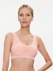 Chantelle Biustonosz top Soft Stretch C16A10 Pomarańczowy. Brązowe biustonosze Chantelle, bez wzorów, z syntetyku. Za 139.99 zł.