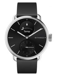 WITHINGS Smartwatch "ScanWatch 2" w kolorze srebrno-czarnym rozmiar: onesize. Czarne, analogowe zegarki Withings, ze stali. Za 1,174.99 zł.