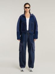 G-Star Dżinsy - Loose fit - w kolorze granatowym rozmiar: W25/L30. Niebieskie jeansy G-Star, l, bez wzorów, retro. Za 361.13 zł.